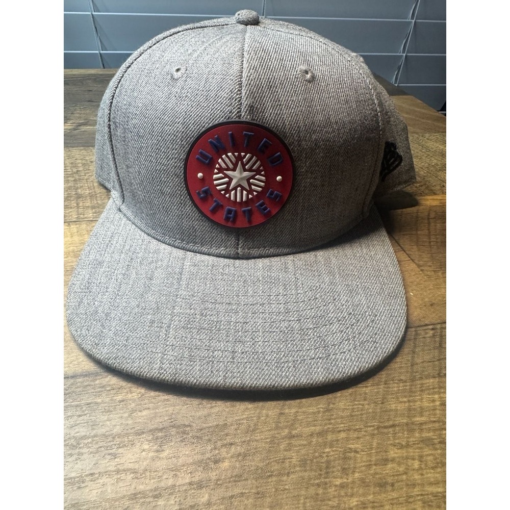 Branded‎ Bills Anthem PVC Patch Classic Snapback Hat Heather Grey